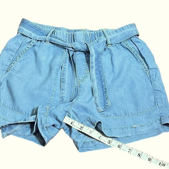 Copper Key Women’s Blue Tencel Denim Women's Shorts, Size XS - Picture 6 of 7